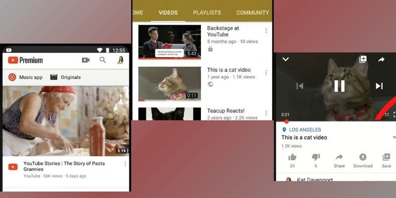 download video using youtube app