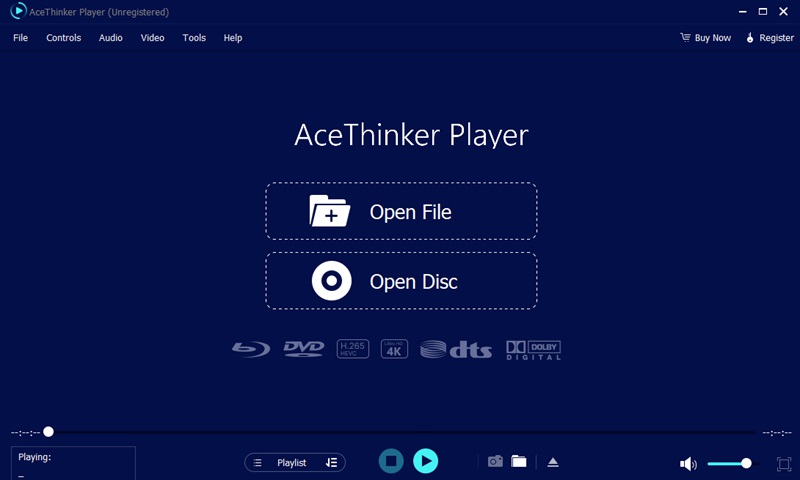 acethinker player interface