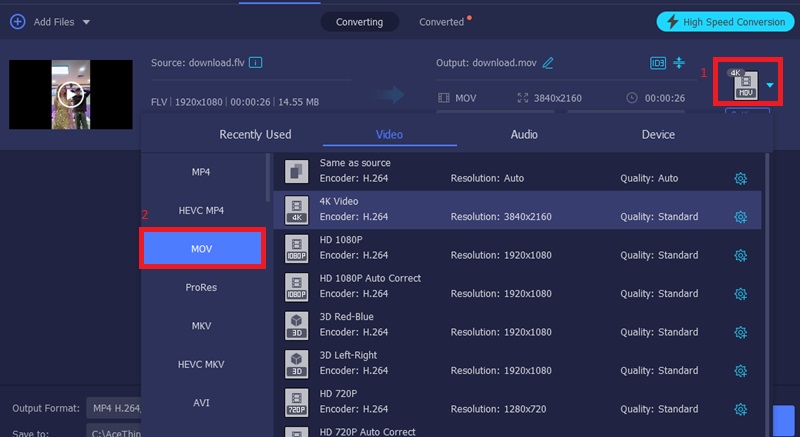 select a mac compatible format