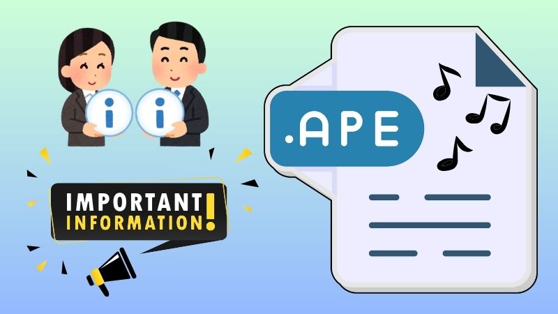 all about ape format
