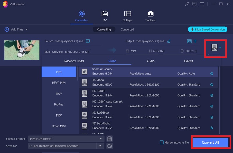 convert video file
