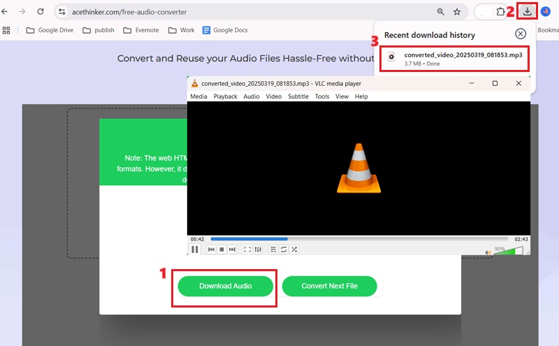 download audio