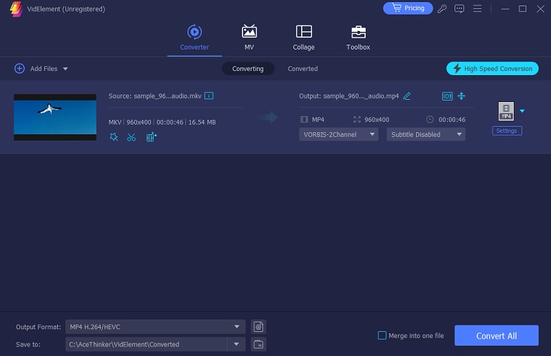 videlement interface