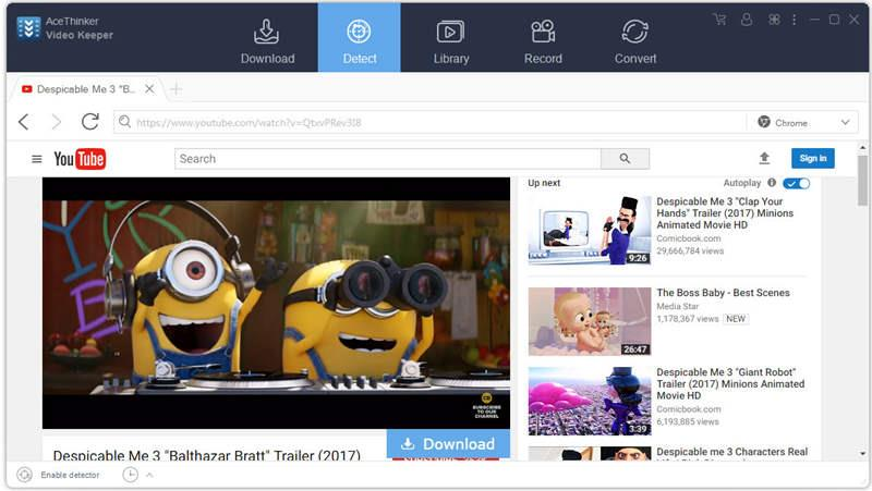 detect video