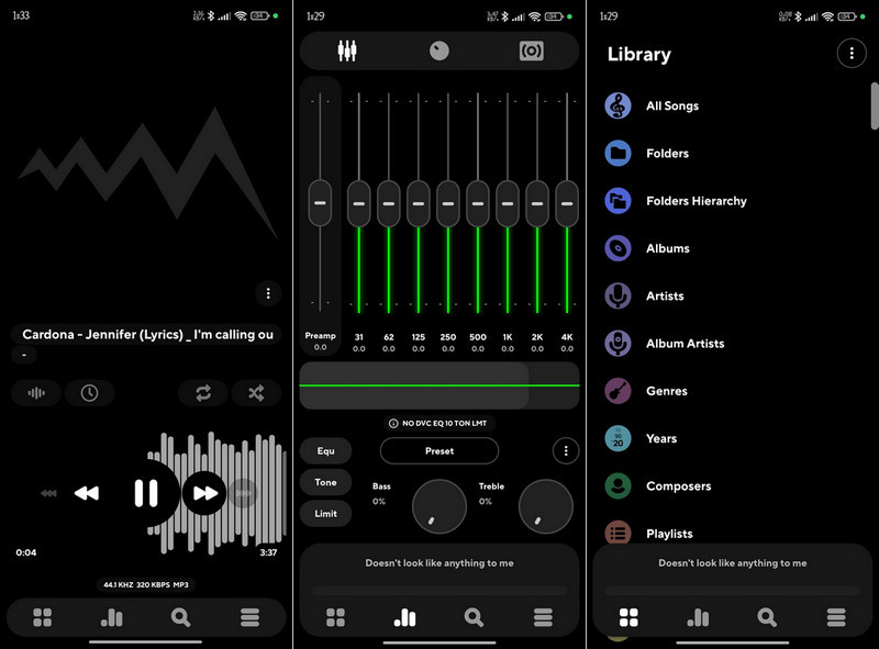 poweramp interface