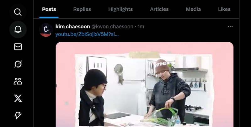 embed youtube video on twitter