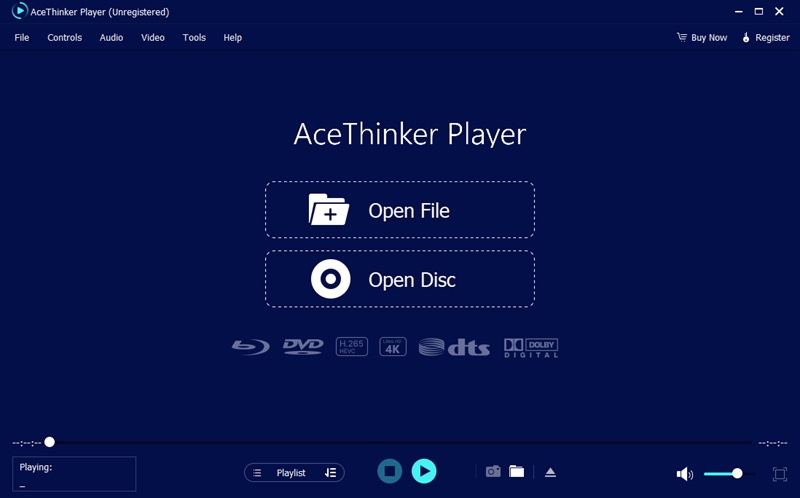 acethinker player interface