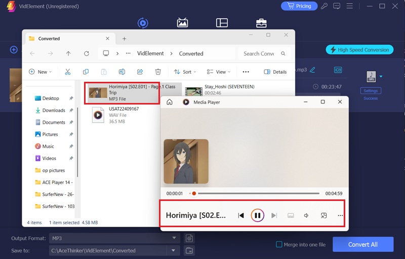 mp3 vs mp4 play mp3 file