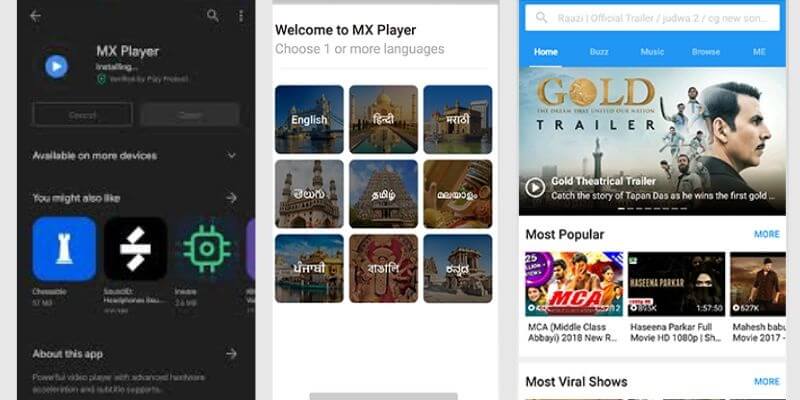 mx player interface