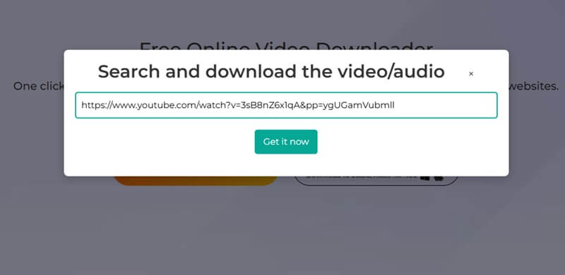 get the youtube link