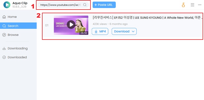paste url
