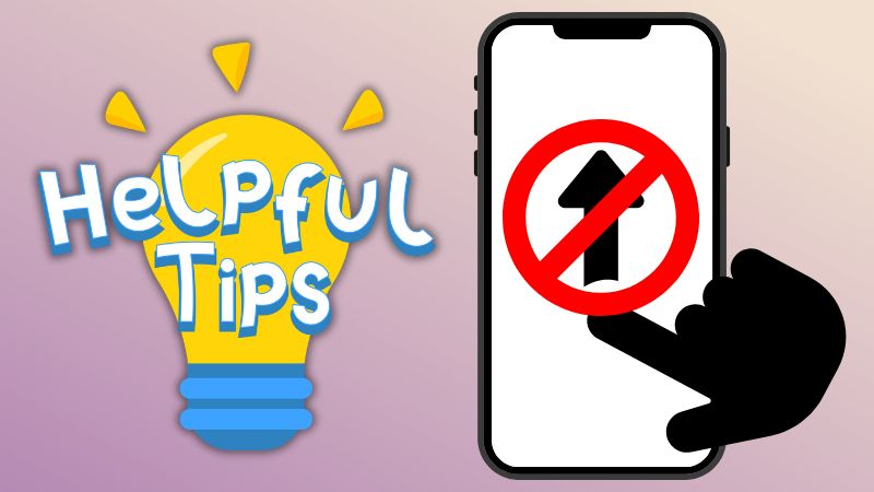 tips to avoid the scrolling up issue