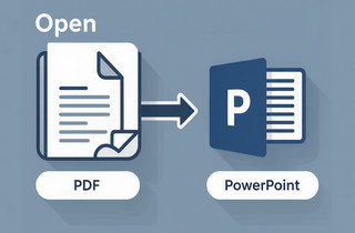 feature open pdf in powerpoint