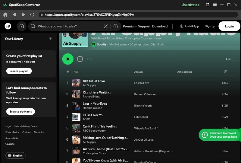 spotikeep download music from spotify to computer