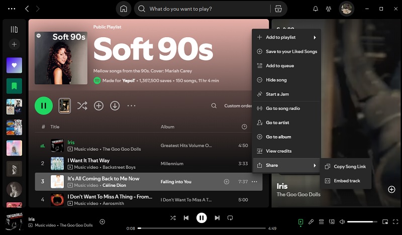 spotify to mp3 converter copy the URL