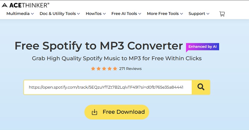 spotify to mp3 converter paste the URL