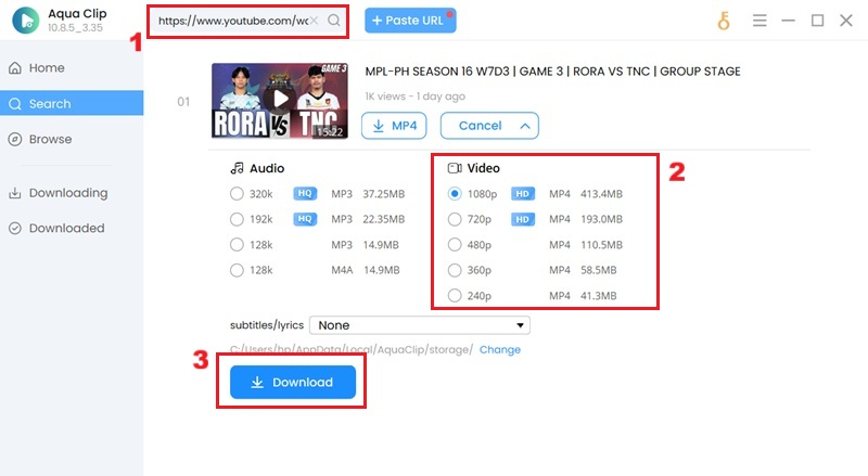 download youtube video
