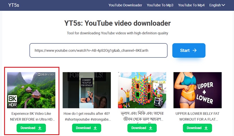8k video downloader yt5s