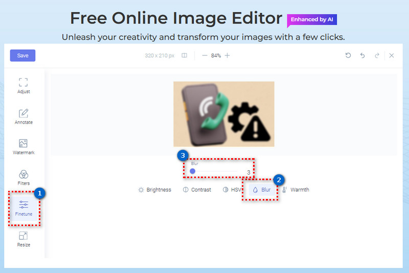blur an image with acethinker