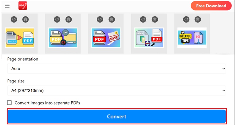 combine multiple jpg into one pdf pdfgear