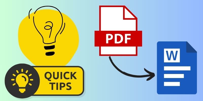 convert pdf to word mac extra tip