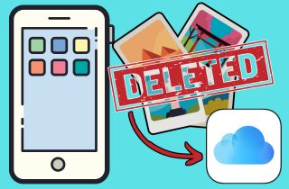 do deleted photos stay on icloud