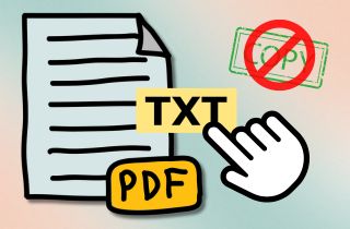 cannot copy text from PDF