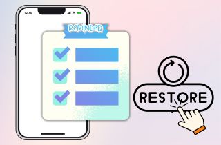 feature recover reminders iphone