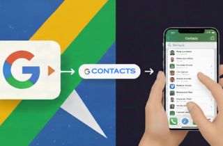 import google contacts to iphone