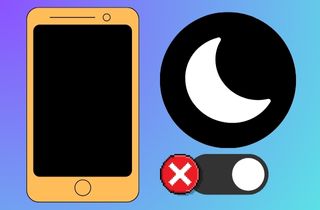 iphone stuck in dark mode