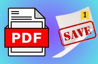 feature save one page of a pdf