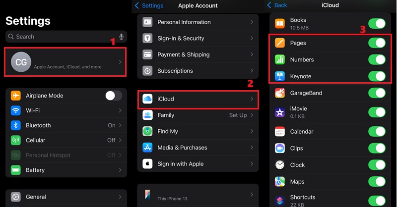 disable icloud iworks