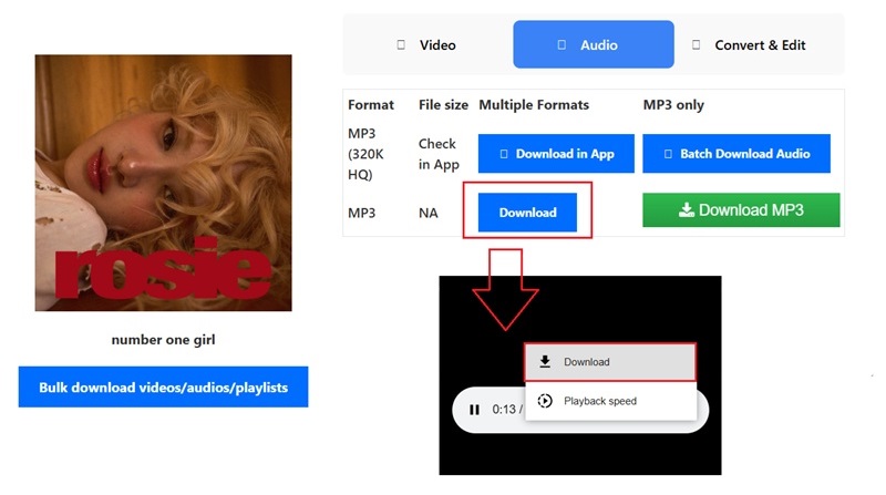 download the mp3 file