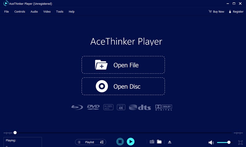 acethinker player interface
