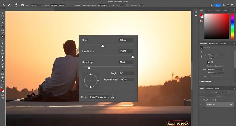 photoshop clone stamp and healing brush