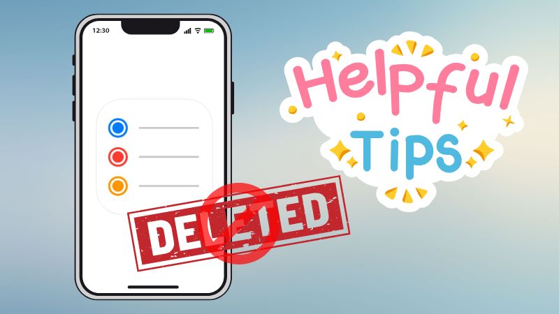 tips to avoid losing reminders