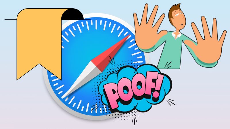 tips to avoid safari bookmarks disappeared