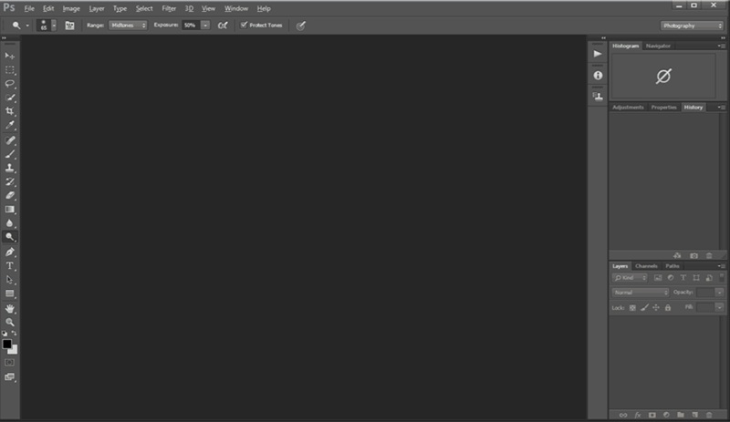 photoshop interface