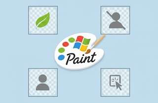 make transparent background paint