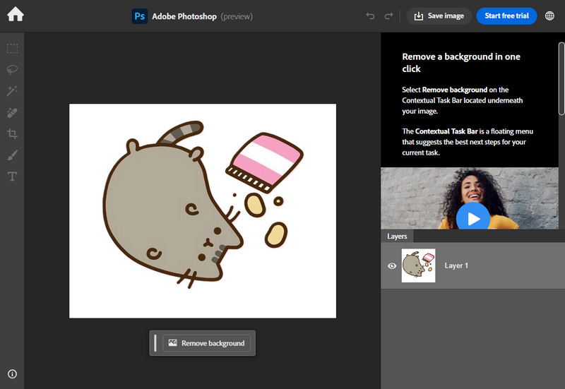 change image background to transparent using photoshop