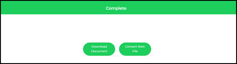 get the converted file
