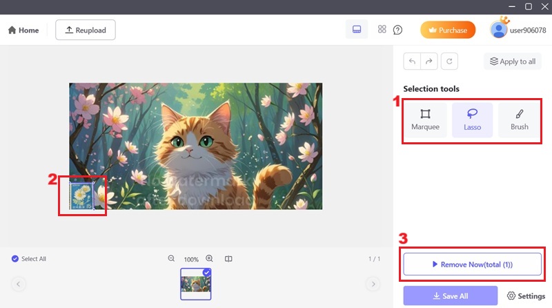 remove sticker from photo