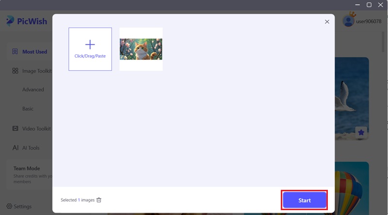 remove stickers from picture picwish start