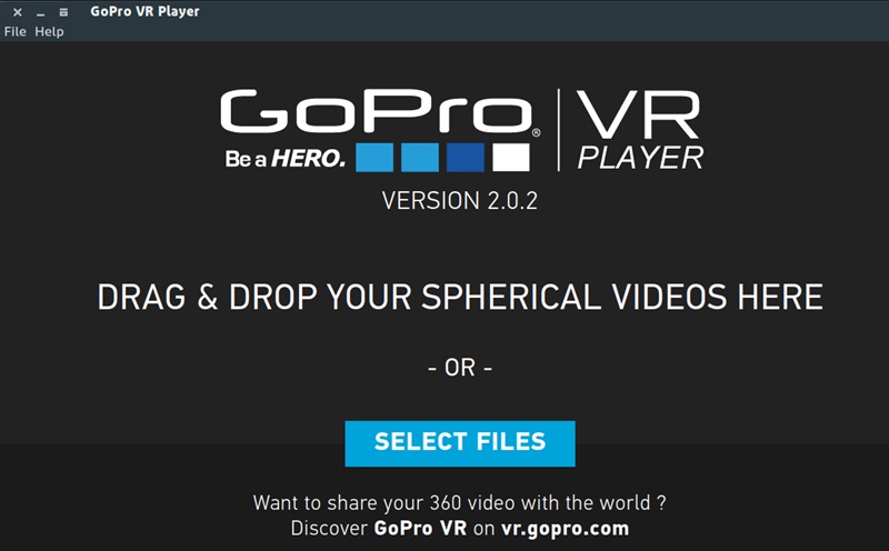 gopro vr player interface