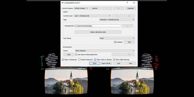 lifeviewrift interface