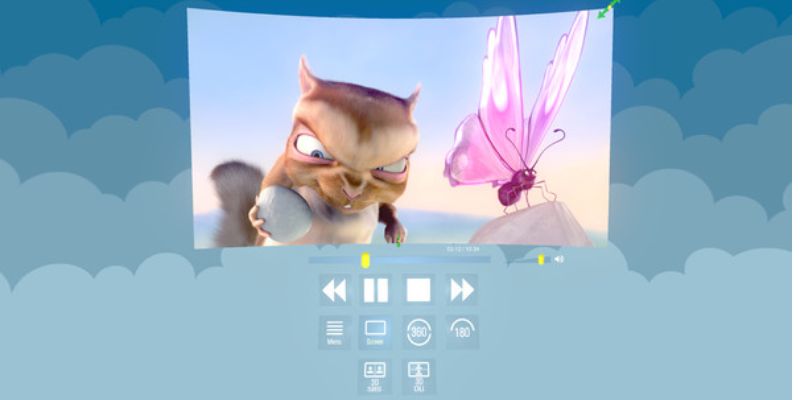 simple vr video player
