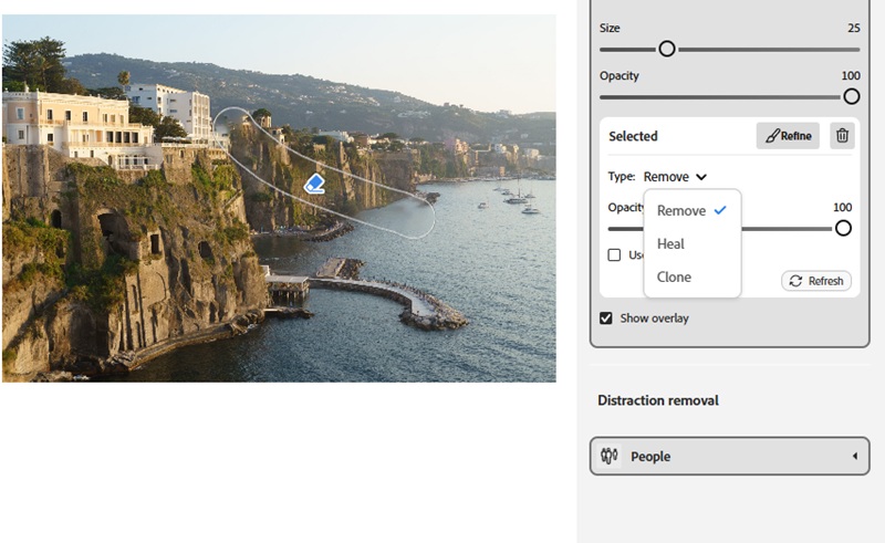 content aware interface