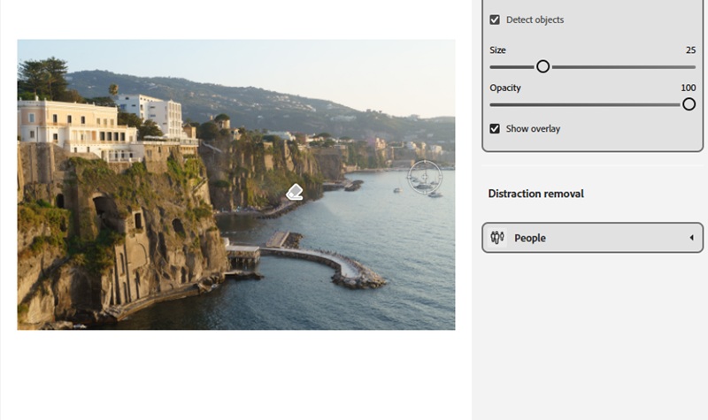 detect object tool interface