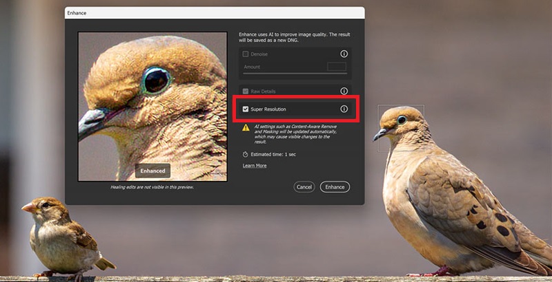 super resolution in photoshop