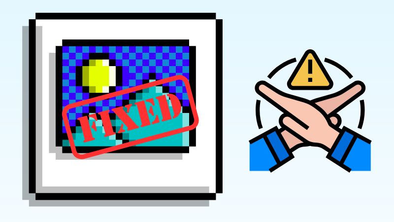 limitations of fixing pixelated images